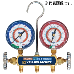 アサダ YJマニホールド本体 対応冷媒R407C・R404A・R134a ゲージ径φ80mm YJマニホールド本体 対応冷媒R407C・R404A・R134a ゲージ径φ80mm Y409678S