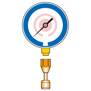 アサダ ゲージアダプタ 接続サイズ1/8''メスNPT×1/4''メスフレア ゲージアダプタ 接続サイズ1/8''メスNPT×1/4''メスフレア Y19110 画像2