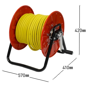 アサダ 3/8''チャージングホースプラスⅡ ホースリール仕様 ホース30m付 3/8''チャージングホースプラスⅡ ホースリール仕様 ホース30m付 XP582 画像2