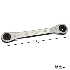 アサダ バルブキーレンチ 強力型4サイズ 四角3/16''・1/4''・5/16''・3/8'' バルブキーレンチ 強力型4サイズ 四角3/16''・1/4''・5/16''・3/8'' Y60618 画像2