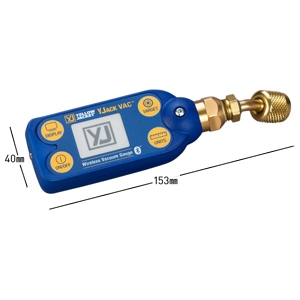 アサダ Bluetooth搭載真空計 ≪デジタルバキュームゲージYJACK VAC≫ 測定範囲13333Paabs.(76000ミクロン)〜0.13Paabs.(1ミクロン) Bluetooth搭載真空計 ≪デジタルバキュームゲージYJACK VAC≫ 測定範囲13333Paabs.(76000ミクロン)〜0.13Paabs.(1ミクロン) Y67066 画像2