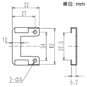 東西電気産業 蛍光ランプ用ソケット取付金具 TS-769-G13専用 蛍光ランプ用ソケット取付金具 TS-769-G13専用 TS-769-BR-B1 画像2