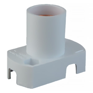 東西電気産業 ランプソケット 口金E12 ホワイト TS-142W-E12