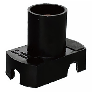 東西電気産業 ランプソケット 口金E12 ブラック TS-142K-E12