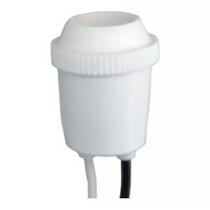 東西電気産業 防滴ゴムソケット 口金E12 10W以下使用 ホワイト TS-151W-E17