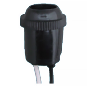 東西電気産業 防滴ゴムソケット 口金E12 10W以下使用 ブラック TS-151K-E17