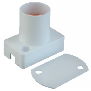 東西電気産業 グロー用ソケット 口金E17 絶縁板付 TS-824-E17