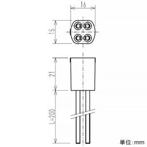 東西電気産業 サークラインソケット 蛍光ランプ用 口金G10q サークラインソケット 蛍光ランプ用 口金G10q TS-771-G10q 画像2