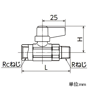 オンダ製作所 M型フリーボール M2型 Rcねじ×Rねじ 呼び径1/4×3/8 最小内径6mm M型フリーボール M2型 Rcねじ×Rねじ 呼び径1/4×3/8 最小内径6mm M2-0810 画像2