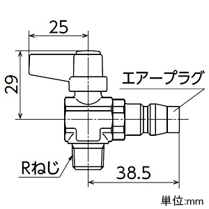 オンダ製作所 ML型フリーボール ML7型 Rねじ×エアープラグ 呼び径1/8 最小内径6mm ML型フリーボール ML7型 Rねじ×エアープラグ 呼び径1/8 最小内径6mm ML7-06 画像2