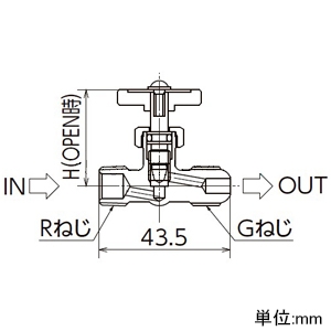 オンダ製作所 ストレートミニチュアバルブ IN側φ8銅管用(R1/4ねじ)×OUT側Rフレアー(G1/4ねじ) 樹脂ハンドル ストレートミニチュアバルブ IN側φ8銅管用(R1/4ねじ)×OUT側Rフレアー(G1/4ねじ) 樹脂ハンドル OMV-770-1 画像2