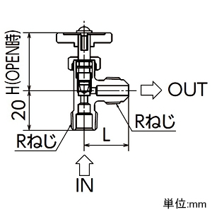 オンダ製作所 アングルミニチュアバルブ IN側φ8銅管用(R1/4ねじ)×OUT側45°フレアー(R1/4ねじ) 黄銅ハンドル アングルミニチュアバルブ IN側φ8銅管用(R1/4ねじ)×OUT側45°フレアー(R1/4ねじ) 黄銅ハンドル OMV-660-3 画像2