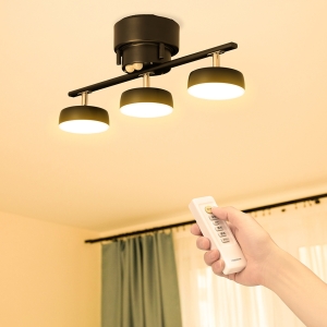 ヤザワ 3灯調光調色LEDシーリングライト ブラック  CEL24C01BK 画像2