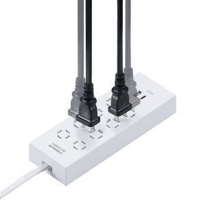 ヤザワ コンセント革命タップ8個口PD33W付白 2m  H5802PD33WH 画像3