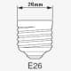 口金 E26