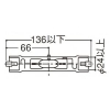 岩崎電気 【生産完了品】ハイラックスカラー 両口金形 MTD150G