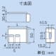 因幡電工 【販売終了】ベース金具 パイプロック用チャンネル・アングル固定金具 ドブ漬け仕様 SPHC(溶融亜鉛メッキHDZ35相当) ベース金具 パイプロック用チャンネル・アングル固定金具 ドブ漬け仕様 SPHC(溶融亜鉛メッキHDZ35相当) TK-B90Z 画像3