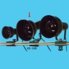 アサヒ 【生産完了品】ブラッククリップライト 60W 使用電球:ブラックランプ 60W KB60B