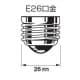 パナソニック 電照用電球  40形 60ミリ径 E26口金 電照用電球  40形 60ミリ径 E26口金 K-RD100V40W/D 画像3