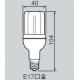 東芝 【生産完了品】電球形蛍光灯 《ネオボールZ》 D形 ミニクリプトン電球40Wタイプ ロングネックタイプ 3波長形電球色 E17口金  EFD10EL/9-E17-L 画像2