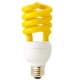 ジェフコム 【生産完了品】電球形蛍光ランプ スパイラル型 防虫ランプ E26口金  EFD23-SSRM 画像2