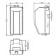 未来工業 ウオルボックス プラスチック製防雨スイッチボックス 《タテ型》 ベージュ ウオルボックス プラスチック製防雨スイッチボックス 《タテ型》 ベージュ WB-1J 画像3