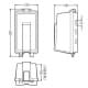 未来工業 ウオルボックス プラスチック製防雨スイッチボックス 《タテ型》 ベージュ ウオルボックス プラスチック製防雨スイッチボックス 《タテ型》 ベージュ WB-1LJ 画像2