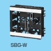未来工業 小判スライドボックス センター磁石付 2ヶ用 SBG-W