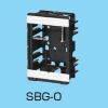 未来工業 【ケース販売特価 100個セット】小判スライドボックス センター磁石なし 1ヶ用 SBG-O_set