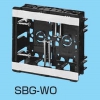 未来工業 小判スライドボックス センター磁石なし 2ヶ用 SBG-WO