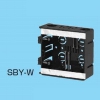 未来工業 深形スライドボックス アルミ箔付 2ヶ用 深形スライドボックス アルミ箔付 2ヶ用 SBY-W 画像1