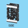 未来工業 【ケース販売特価 100個セット】EGスライドボックス アルミ箔付 磁石付 1ヶ用 SBE_set