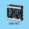 未来工業 EGスライドボックス アルミ箔付 磁石なし 2ヶ用 SBE-WO