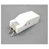 ヤザワ 【生産完了品】AC/USB変換アダプター コーナータップ型 AC:1個口/USB:2ポート 白  HC300WH2USB 画像1