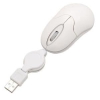 ヤザワ 【生産完了品】巻き取りマウス 光学式 USBタイプ ホワイト MOA001WH