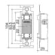 明工社 【生産完了品】連用ダブルコンセント 15A 125V  MU2842 画像2