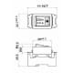 明工社 【生産完了品】ML表示付オンライトスイッチ 片切 15A 100V用 3線式  ML1351-N 画像2