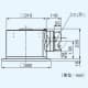 パナソニック 天井埋込形換気扇 排気 低騒音形 鋼板製本体 ルーバー別売タイプ 埋込寸法:320mm角 適用パイプ径:φ150mm 天井埋込形換気扇 排気 低騒音形 鋼板製本体 ルーバー別売タイプ 埋込寸法:320mm角 適用パイプ径:φ150mm FY-32BS7 画像2