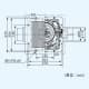パナソニック 【生産完了品】天井埋込形換気扇 排気・強-弱 低騒音・高静圧形 2室用 吸込グリル別売 樹脂製本体 ルーバーセットタイプ 埋込寸法:240mm角 適用パイプ径:φ100mm 天井埋込形換気扇 排気・強-弱 低騒音・高静圧形 2室用 吸込グリル別売 樹脂製本体 ルーバーセットタイプ 埋込寸法:240mm角 適用パイプ径:φ100mm FY-24CPG7 画像3