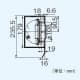 パナソニック パイプフード 層管用 角形 ステンレス製 防火ダンパー付 シルバー 気調・熱交換形換気扇 専用部材 パイプフード 層管用 角形 ステンレス製 防火ダンパー付 シルバー 気調・熱交換形換気扇 専用部材 FY-MWXA04 画像4