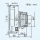 パナソニック 【生産完了品】パイプファン 排気 プロペラファン 壁・天井取付 小風量形 角形インテリアパネル形 本体スイッチ付 適用パイプ径:φ100mm 速結端子付 パイプファン 排気 プロペラファン 壁・天井取付 小風量形 角形インテリアパネル形 本体スイッチ付 適用パイプ径:φ100mm 速結端子付 FY-08PDAL7SD 画像3