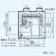 パナソニック 気調・熱交換形換気扇 天井埋込形 大風量形 ルーバー別売タイプ 気調・熱交換形換気扇 天井埋込形 大風量形 ルーバー別売タイプ FY-15ZBK3 画像4