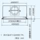 パナソニック ライン形吹出グリル 風量・風向調節機能付 φ150用 ライン形吹出グリル 風量・風向調節機能付 φ150用 FY-GSV061-W 画像2