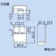 因幡電工 【販売終了】ベース金具 上付けタイプ SPHC(溶融亜鉛メッキHDZ35相当) ベース金具(上付けタイプ) SPHC(溶融亜鉛メッキHDZ35相当) TK-U00Z 画像3