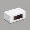 マサル工業 コンセントボックス ホワイト 《床面用配線モール ガードマン&#8545; 付属品》 GAK12