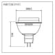 フィリップス 【販売終了】マスターLEDスポット 12V ハロゲン電球50W相当 ビーム角24度 色温度2700K GU5.3口金  LED 10-50W GU5.3 2700K 12V MR16 24D Dim 画像2