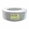 弥栄電線 【販売終了】VVFケーブル 600Vビニル絶縁ビニルシースケーブル平形 2.0mm×2心 100m巻 灰色 VVF2.0×2C×100m