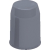 マサル工業 ボルト用保護カバー 16型 グレー BHC161