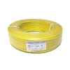 カワイ電線 カラーVVFケーブル 600Vビニル絶縁ビニルシースケーブル 1.6mm 2心 100m巻 黄色 VVF1.6×2C×100mキ