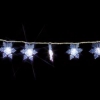 ジェフコム 【生産完了品】LEDデザインストリングライト 長さ:2.1m 《雪の結晶》 白 STM-E07-05W